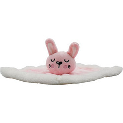 Kowloon Πανάκι Παρηγοριάς Blanket Puppy Ροζ (25x25x7cm)