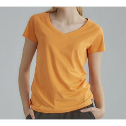 Admiral Seker Γυναικείο Τ-Shirt Με V Λαιμόκοψη 1121520005 ΠΟΡΤΟΚΑΛΙ