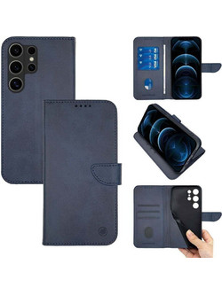 Sonique Urban Wallet Θήκη Πορτοφόλι Dark Blue (Samsung Galaxy S24 Ultra)