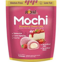 Mochi Strawberry Cheesecake (12 Pcs) 180gr Royal Family (094838)