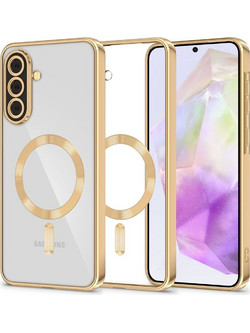 Tech-Protect Magflex MagSafe Back Cover Shiny Gold (Samsung Galaxy A37 5G)