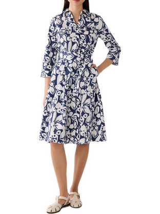 More & More Midi Καθημερινό Φόρεμα Navy Μπλε 61023050-2373