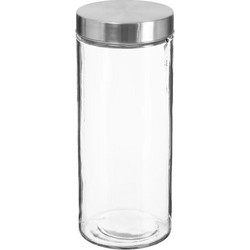ΔΟΧΕΊΑ ΤΡΟΦΊΜΩΝ JAR GLASS+SS 2L NIXO 135299