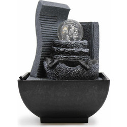 Tabletop Water Feature - 18cm - Cascading Rock Formation
