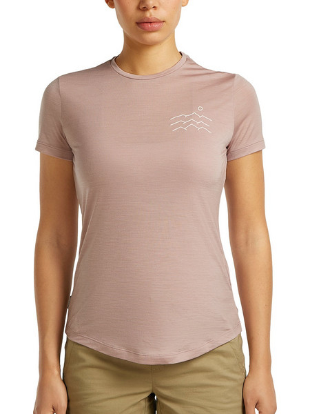 ICEBREAKER - 125 SPHERE T-SHIRT ACROSS THE PEAKS