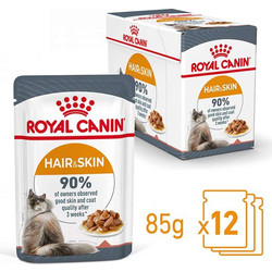 Royal Canin Care Hair & Skin with Meat & Fish in Jelly 12x85gr