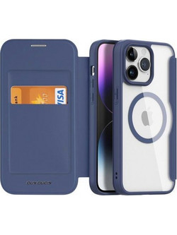Θήκη Flip Dux Ducis Apple iPhone 15 Pro Max Wallet Skin X Pro Μπλε N63056