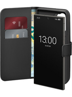 Puro Eco-Leather Case for Samsung Galaxy S26 Ultra with Wallet - Black