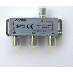 Axred 3-Way Splitter | Διακλαδωτής 3 εξόδων τύπου F