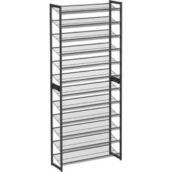 Songmics Παπουτσοθήκη Μεταλλική Μ92.5xΠ30.7xΥ223cm LMR12B