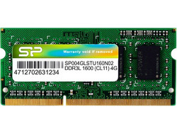 Silicon Power 4GB (1X4GB) DDR3 RAM 1600MHz SoDimm SP004GLSTU160N02