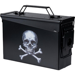 Μεταλλικό Κουτί Πυρομαχικών Skull and Bones Cal. 30mm Fosco Industries