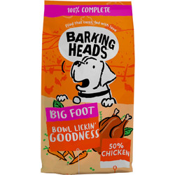 Barking Heads Adult Large Dog Bowl Lickin' Chicken For Large Dogs 12kg