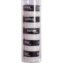 Softee Overgrip - Padel συσκευασία των 5 τμχ. Άσπρο