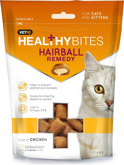 Mark & Chappell Healthy Bites Cats & Kittens Hairball Remedy 65gr