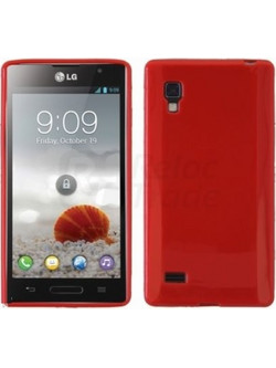 Θήκη TPU Gel για LG Optimus L9 P760 Κόκκινο (ΟΕΜ)