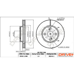 Dr!ve+ Δισκόπλακα - DP1010.11.0803