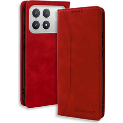 Bodycell Book Case Θήκη Πορτοφόλι Red (Xiaomi Poco F8 Pro)