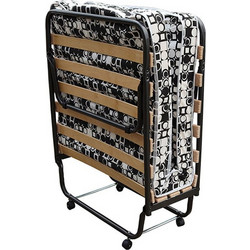 Κρεβάτι πτυσσόμενο ράντζο Dario 5127G 80x190cm Μαύρο 400-31-006
