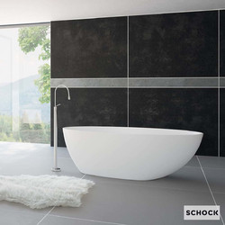 ΜΠΑΝΙΕΡΑ CLIFF FREESTD 170x85 SCHOCK WHITE MATT