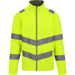 Pro Hi-Vis Ablaze Softshell Regatta High Visibility TRA712 Yellow