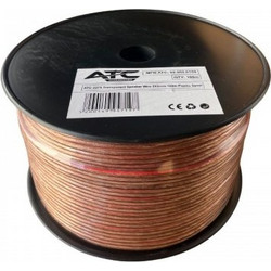 ATC-2275 Στροφείο Καλώδιο Ηχείου Διαφανές 2x2mm 100m