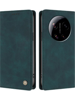 Θήκη Xiaomi 17 Ultra 5G - OEM HX - Flip Πορτοφόλι από Συνθετικό Δέρμα (PU) με TPU - Πράσινο Σκούρο - RFID/Wallet/Stand