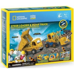 Φορτωτής και Φορτηγό STEM National Geographic CF1132 Cubic Fun