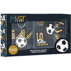 Σετ Πορτοφόλι με μπρελόκ Must Team Football