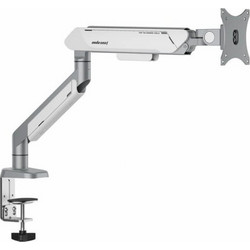 Βάση Γραφείου για 1 Οθόνη Anda Seat (AD-W-A9-1S-FW) - 17''-42'' Vesa 100x100, 75x75 - White Silver AD-W-A9-1S-FW