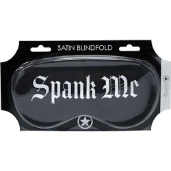 Spank Me - Printed Satin Mask