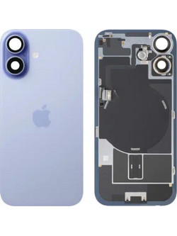 Γνήσιο Πίσω Γυαλί με NFC Flex/Flash & Camera lens για iPhone 17 - Mist Blue