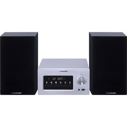 Blaupunkt MS70BT Ηχοσύστημα Hi-Fi 2.0 140W με CD Player και Bluetooth & Wi-Fi Black Silver