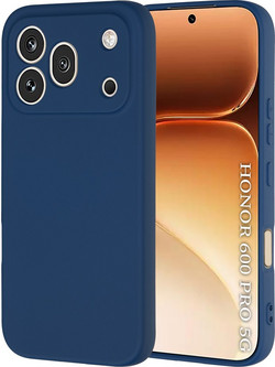 Techsuit Θήκη Σιλικόνης Soft για Honor 600 Pro - Χρώμα: Σκούρο Μπλε