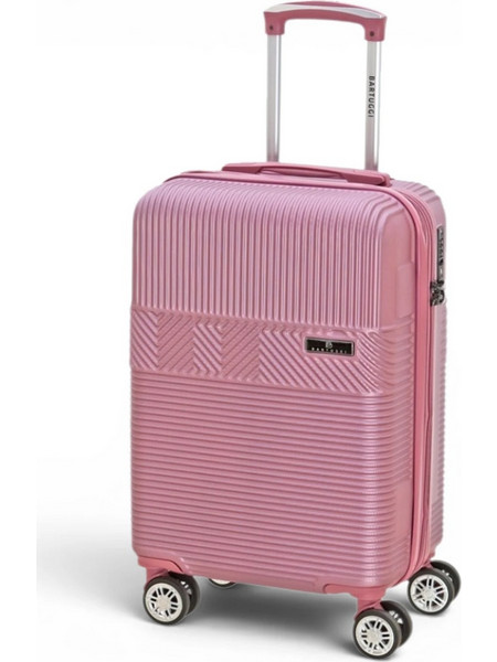 Bartuggi 724-516 Βαλίτσα Καμπίνας 55x37x27cm με 4 Ρόδες Ροζ