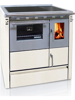 Senko SG-75 Beige Ξυλόσομπα με Φούρνο
