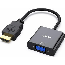 BENFEI HDMI to VGA, Gold-plated HDMI to VGA Adapter (male to female)