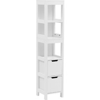 Ντουλάπι-στήλη Kelby pakoworld mdf λευκό 30x30x144εκ