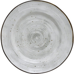 HFA Πιατέλα Στρογγυλή 30cm New Bone China Country Grey