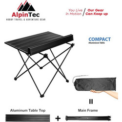 ALPIN TEC Φορητό Τραπέζι COMPACT 56 x 40.5 x 40.5 cm
