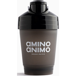 Amino Animo Πλαστικό Shaker Πρωτεΐνης, Καφέ Χρώμα 400ml