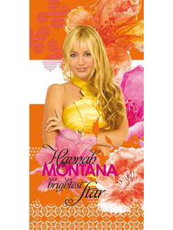 Palamaiki Hannah Montana Παιδική Πετσέτα Θαλάσσης Πορτοκαλί 75x150cm
