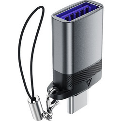Acefast J7 Αντάπτορας USB-A Female to USB-C Gray