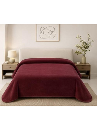 ΚΟΥΒΕΡΤΑ ΒΕΛΟΥΤΕ BEVERLY SILK TOUCΗ ΜΠΟΡΝΤΩ ΜΟΝΟ 160X220 ΜΠΟΡΝΤΩ