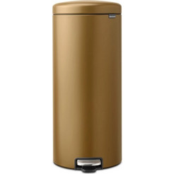 Brabantia Κάδος Απορριμμάτων Μεταλλικός με Πεντάλ Πορτοκαλί 30lt 23 85 81