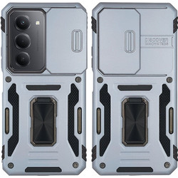 Sonique Ring Armor CamShield Θήκη Κινητού Xiaomi Redmi 15 4G / Redmi 15 5G Grey