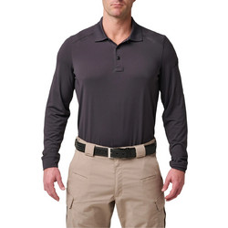 5.11 Tactical Helios Ανδρική Μπλούζα Polo Μακρυμάνικη Charcoal