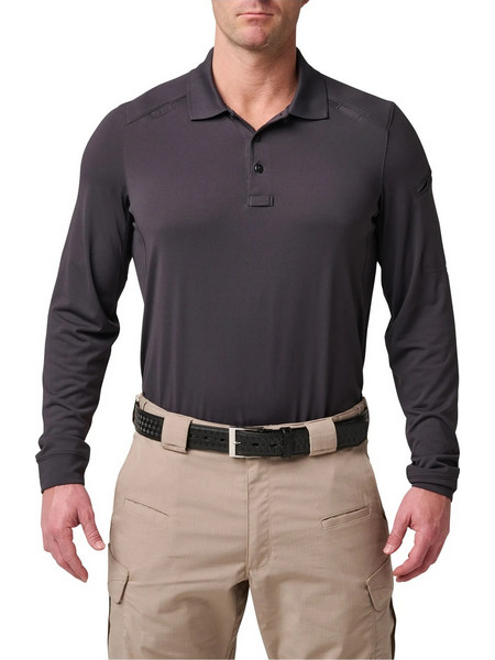 5.11 Tactical Helios Ανδρική Μπλούζα Polo Μακρυμάνικη Charcoal