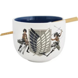 Μπολ για Ramen με Chopsticks Attack on Titan - Survey Corps