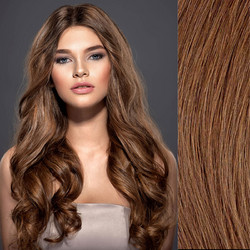 Extensions Κερατίνης Indiva - Τούφες Remy Καστανό Σοκολατί 4, 60-65cm